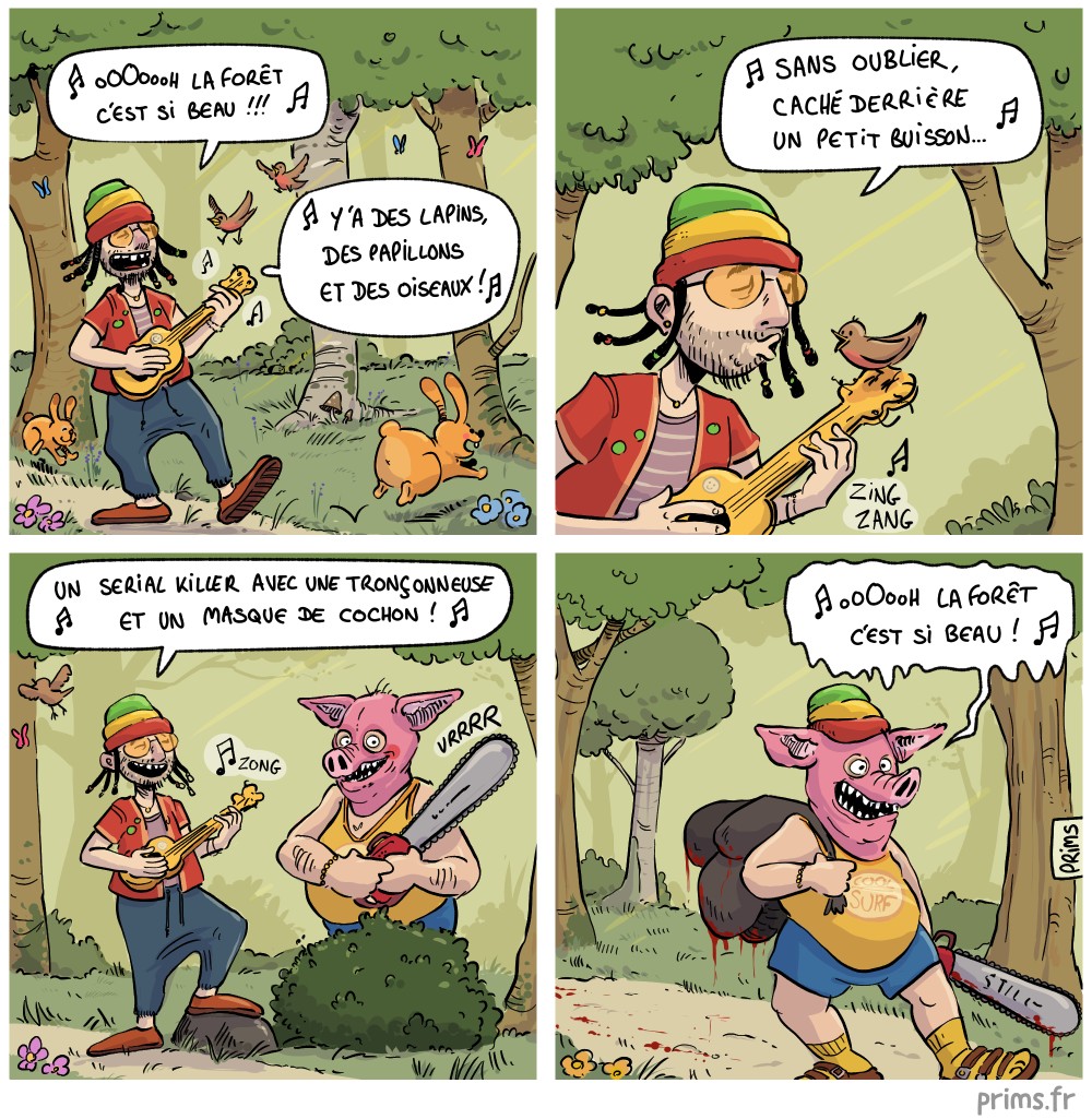 Dessin, BD : Reggae forestier