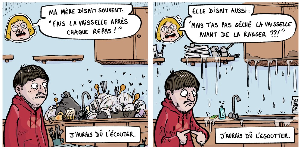 Dessin, BD : Ecoute ta mère