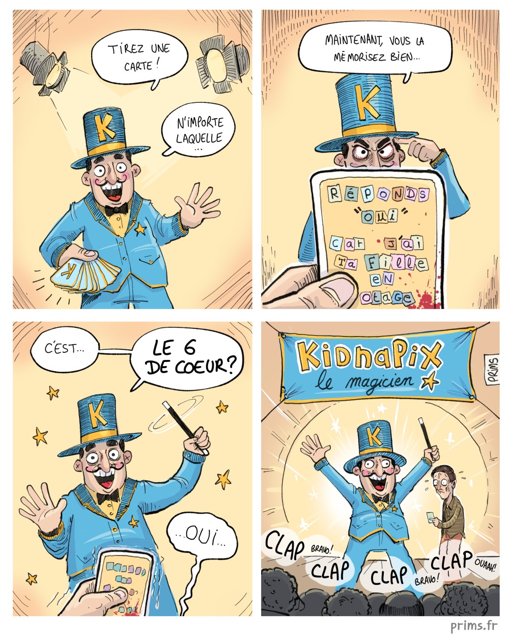 Dessin, BD : Kidnapix - par Prims