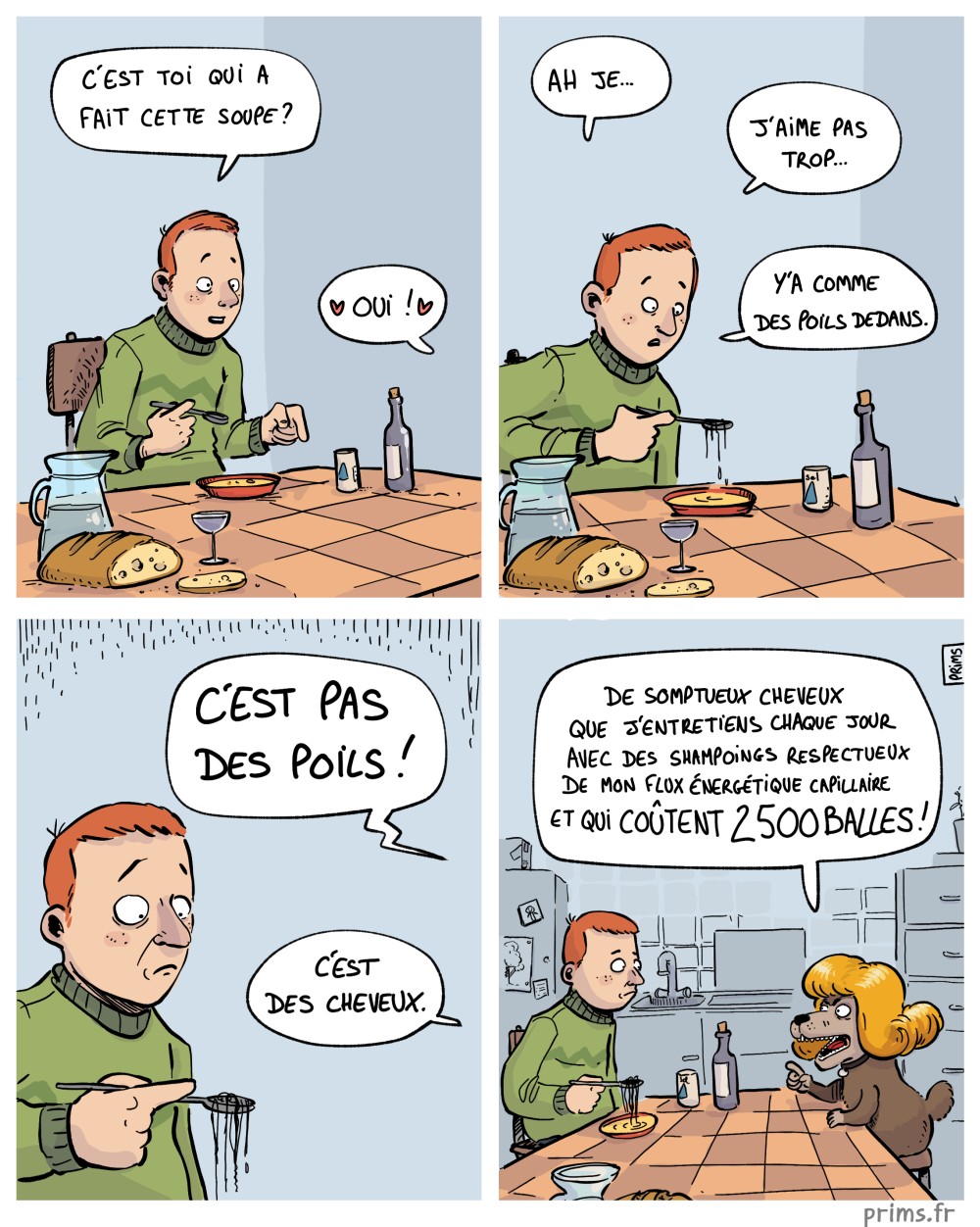 Dessin, BD : Par ici la bonne soupe !